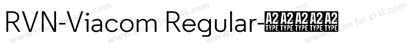 RVN-Viacom Regular字体转换